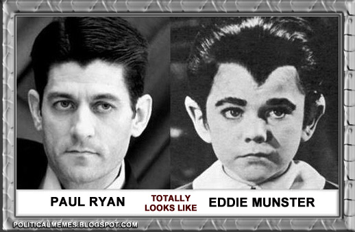 Paul Ryan vs Eddie Munster
